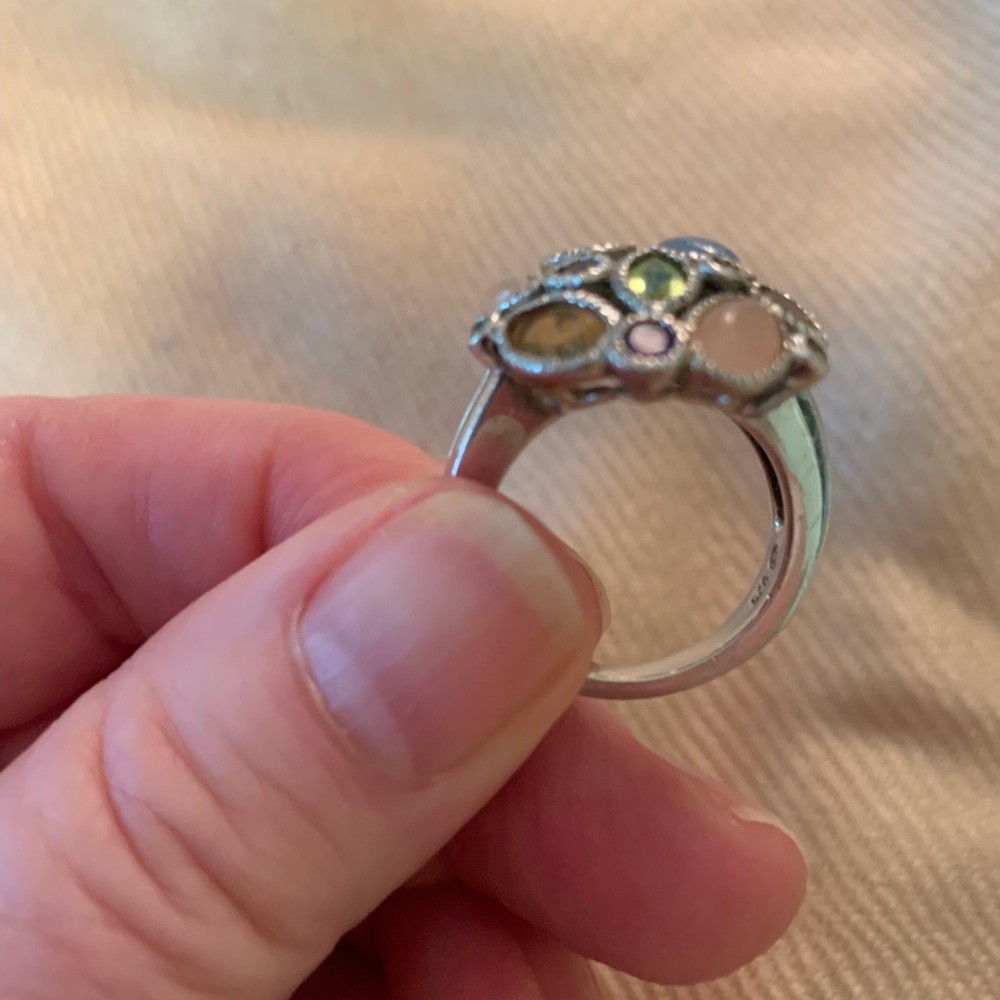 Multi Gem Ring - image 5